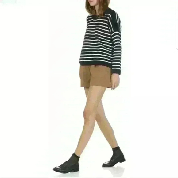 maje Women's Short Tallie Elastic Waist Side Zip S - Picture 4 of 5